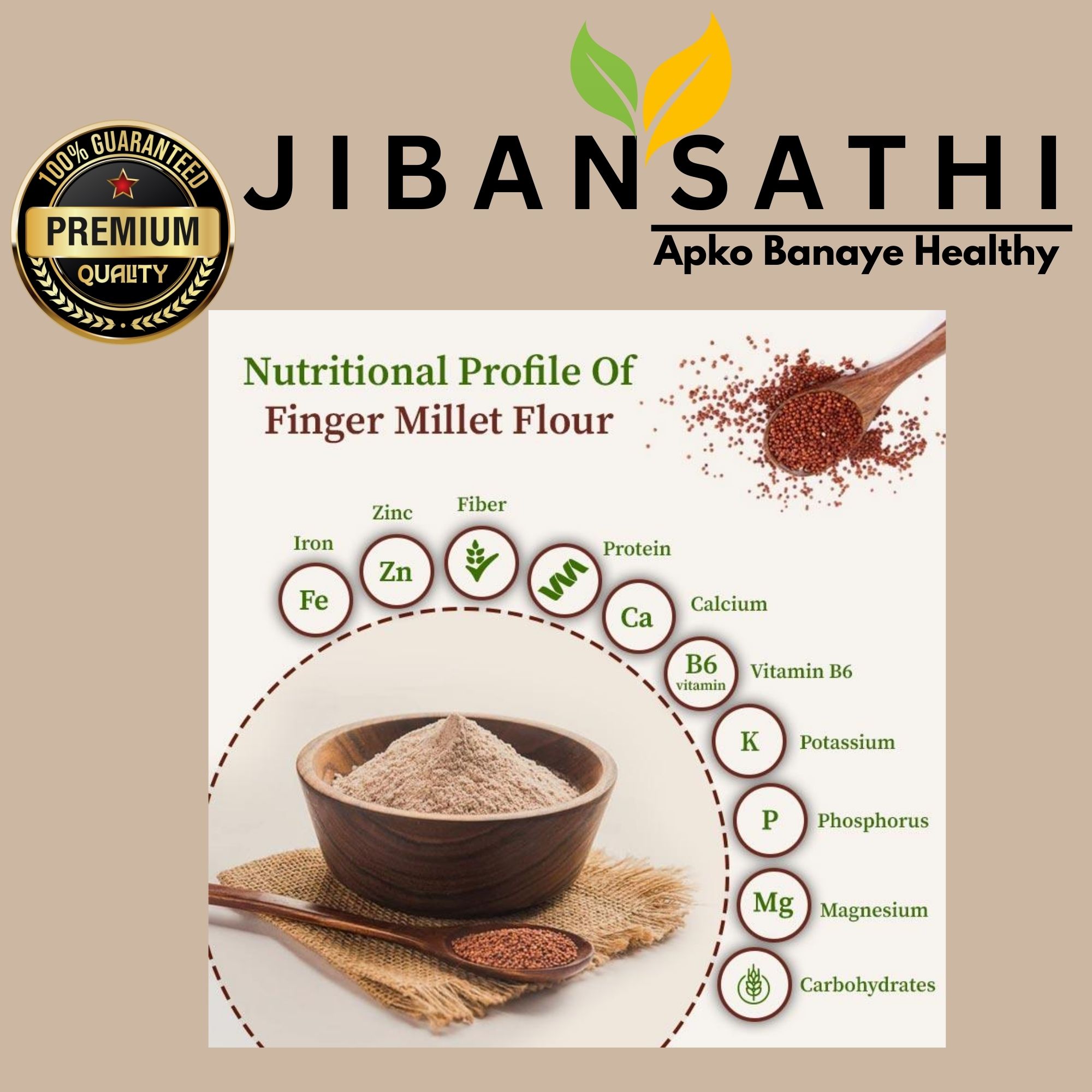 Finger Millet Raw Health Benefit Millet Ragi Millet - Image 5