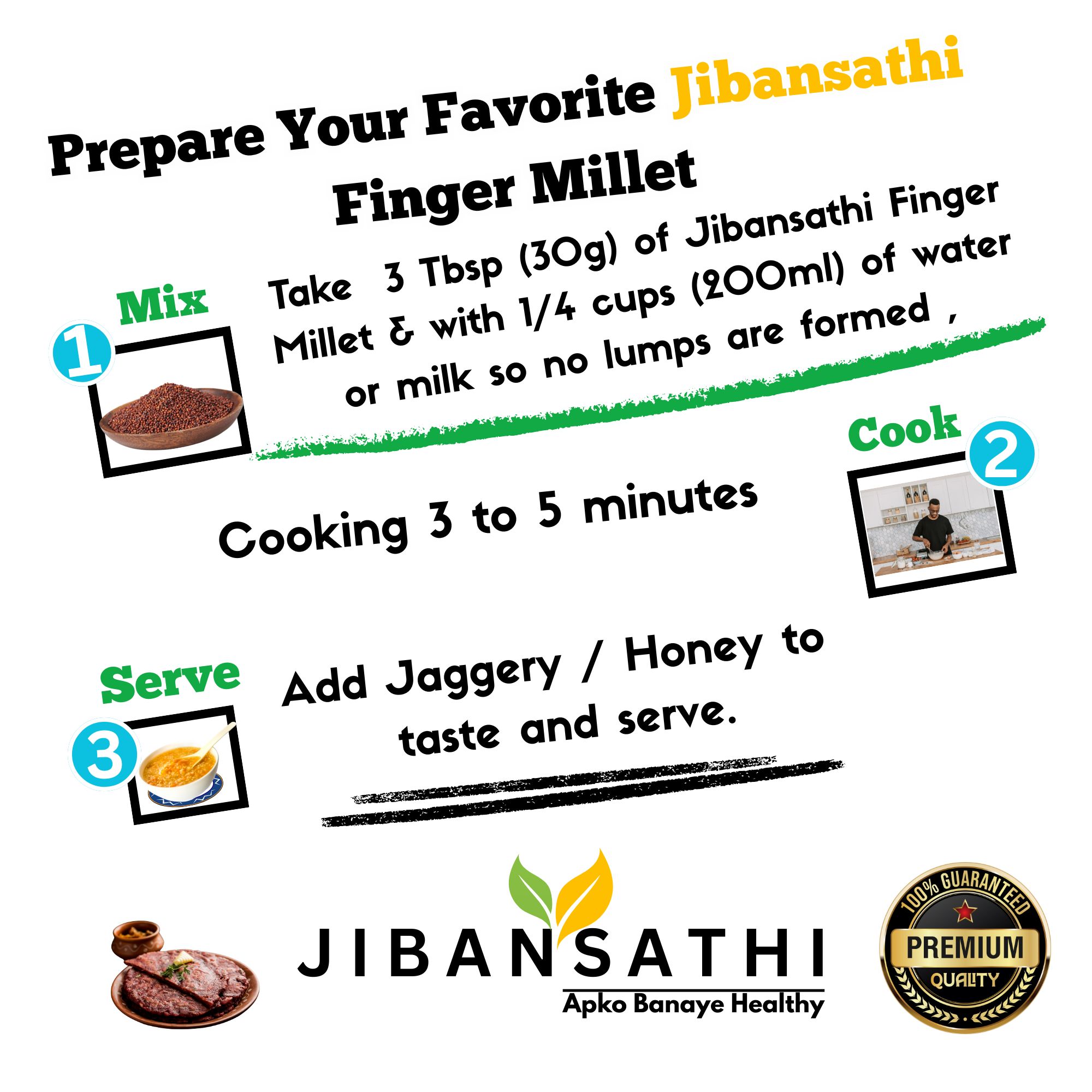 Finger Millet Raw Health Benefit Millet Ragi Millet - Image 6